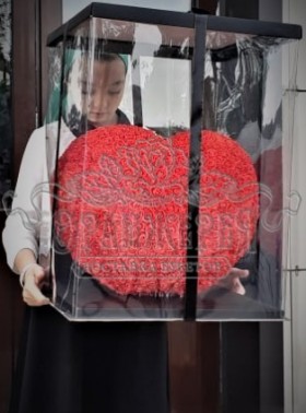 Сердце из роз