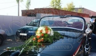 Оформление свадебных машин 005